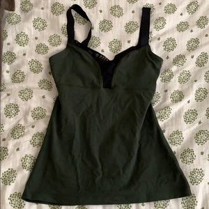 Dark green Beyond Yoga top
